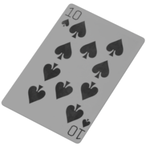 扑克牌-10