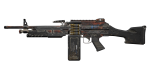 M249轻机枪-战损